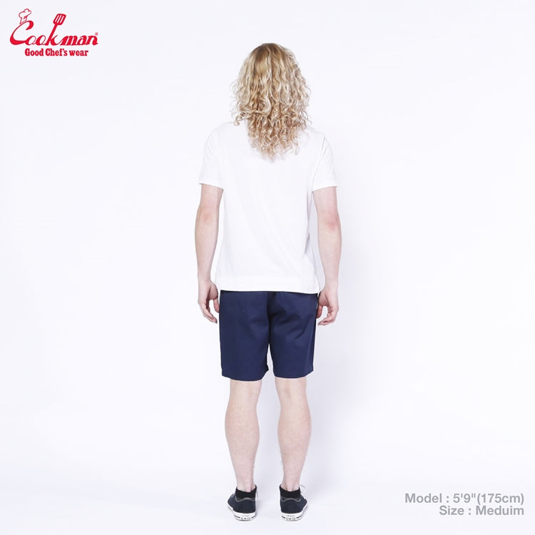 Chef Short Pants - Black Belt : Navy