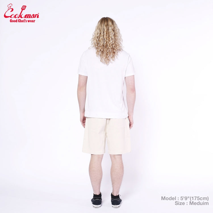 Cookman Chef Short Pants - Denim : Natural