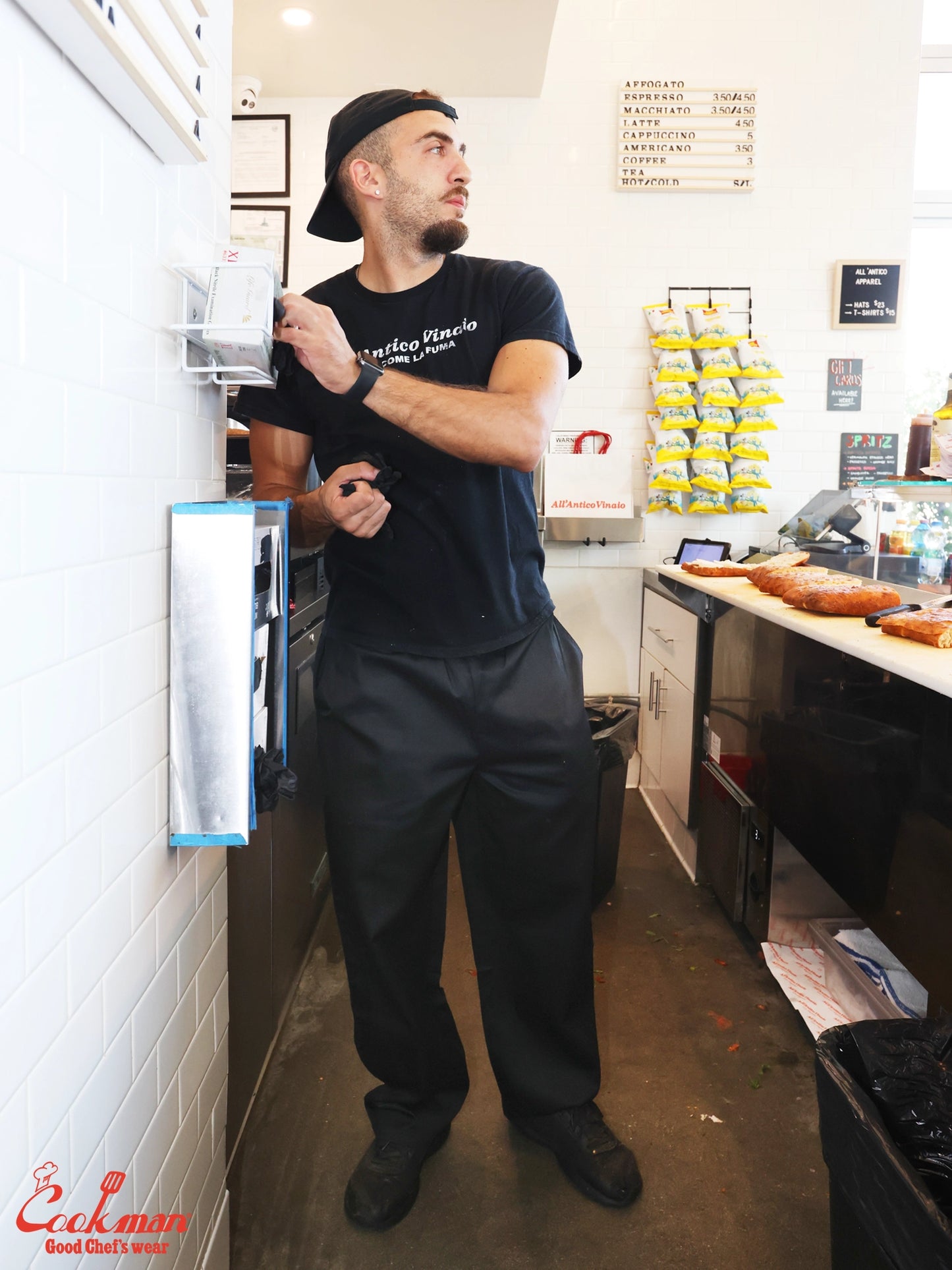 Chef Pants High-Wide - Black