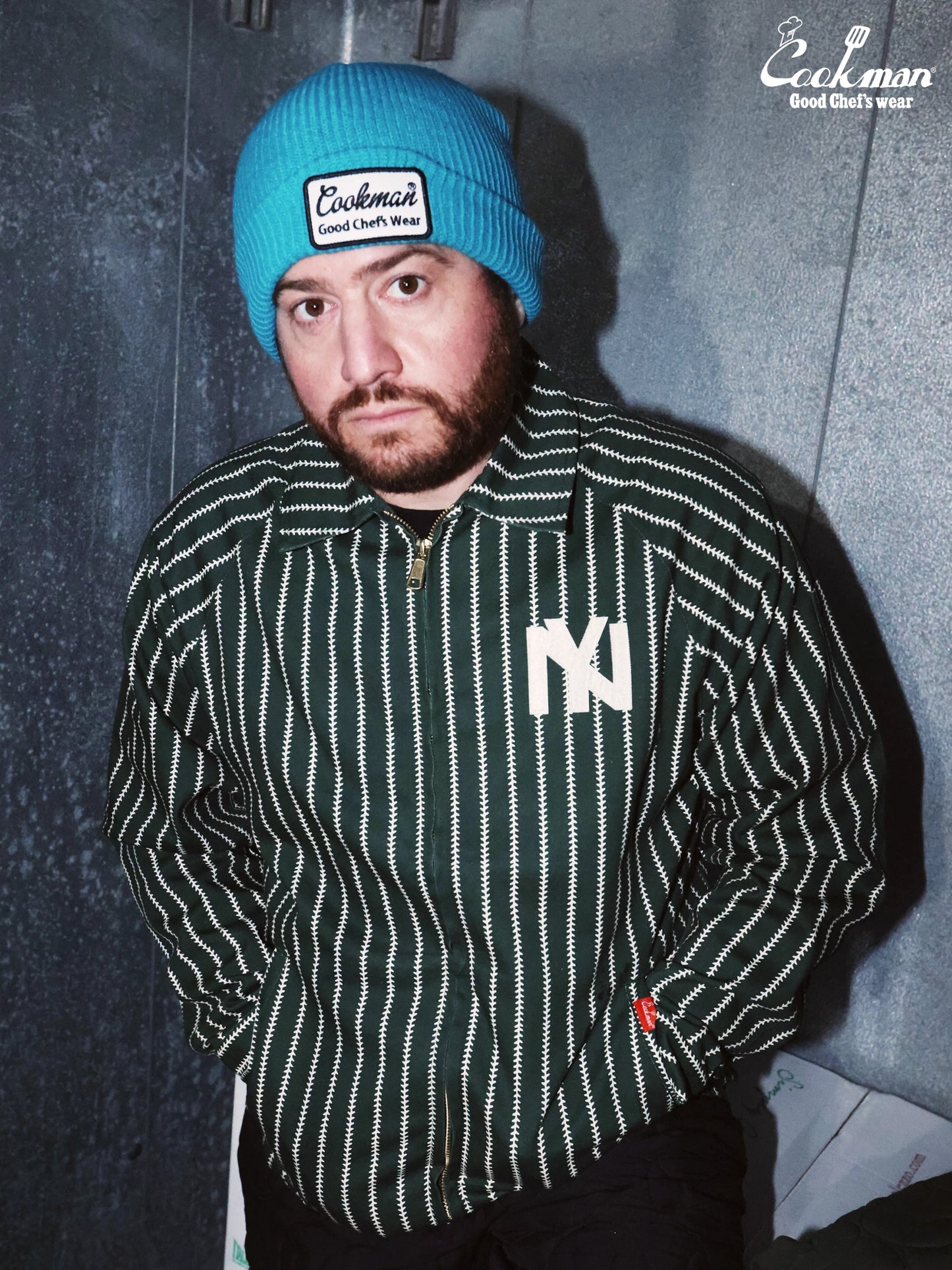 Beanie - Embroidery Patch : Turquoise