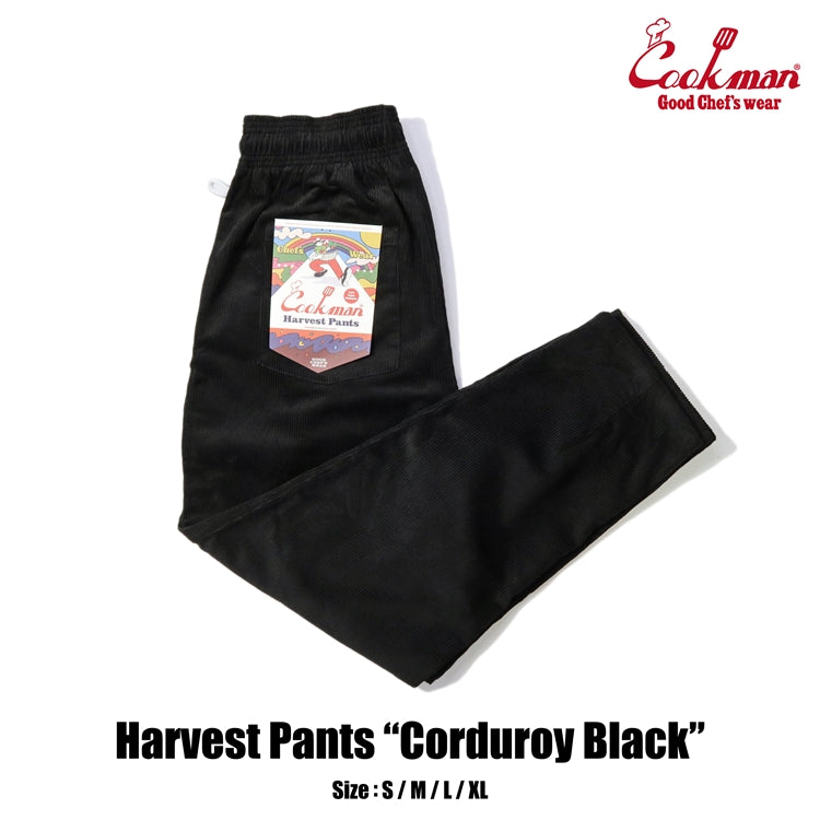 Cookman Harvest Pants Corduroy Black