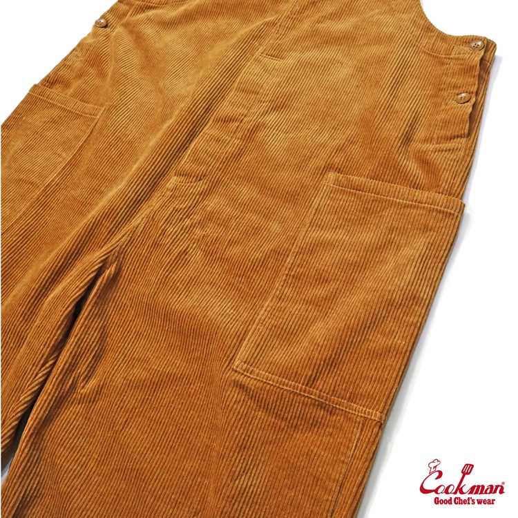 Fisherman's Bib Overall - Corduroy : Brown