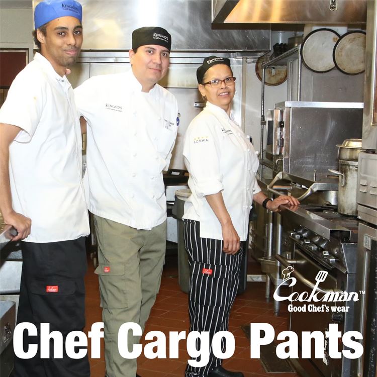 Chef Pants Cargo - Ripstop : Black