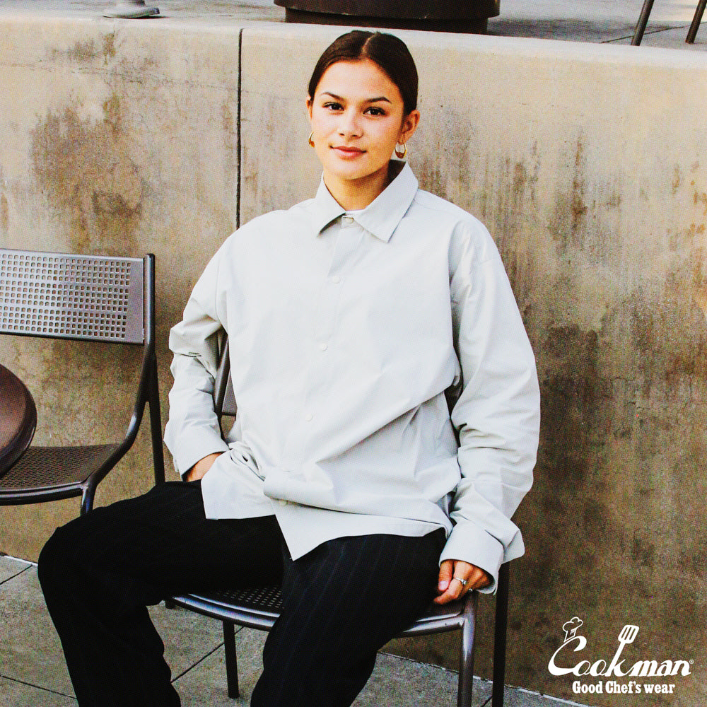 Cookman Work Shirts Long Sleeve - Beige