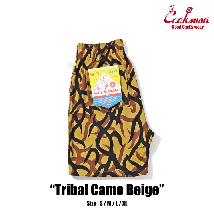 Chef Short Pants - Tribal Camo : Beige