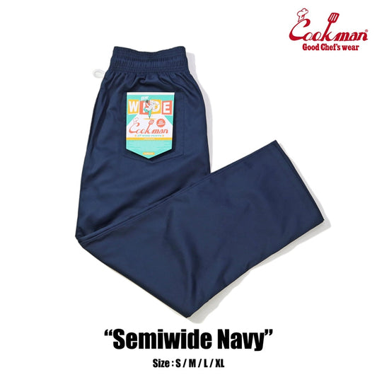 Cookman Chef Pants Semiwide : Navy