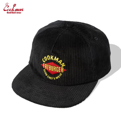 Cookman  Corduroy Cap - FAT : Black