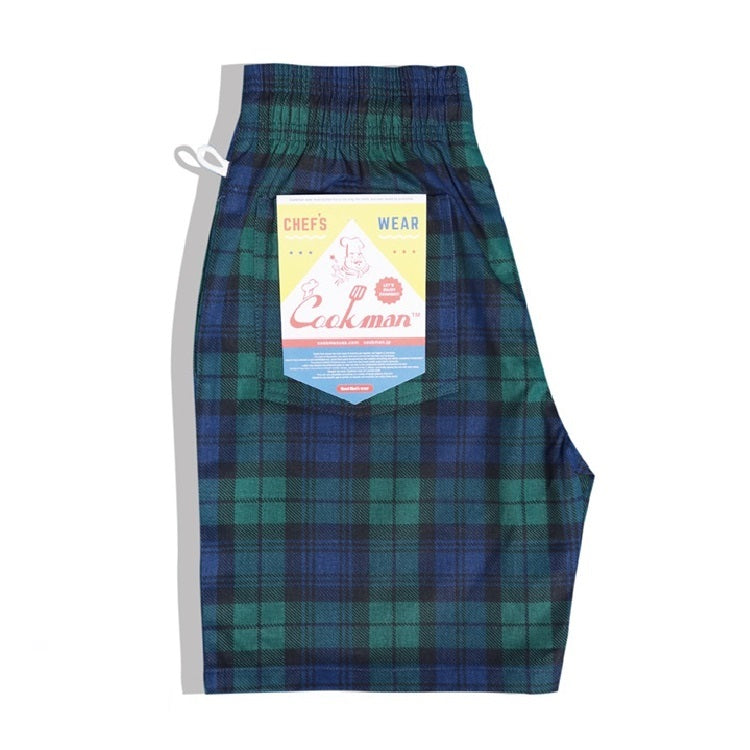 Chef Short Pants - Black Watch Plaid