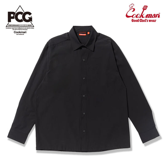 Cookman Work Shirts Long Sleeve - Black