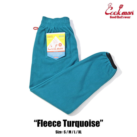 Chef Pants - Fleece : Turquoise