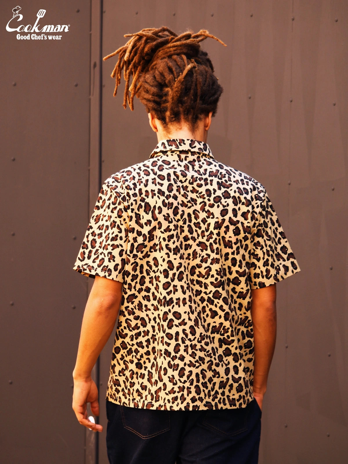 Work Shirts Short Sleeve Light -  Leopard : Beige