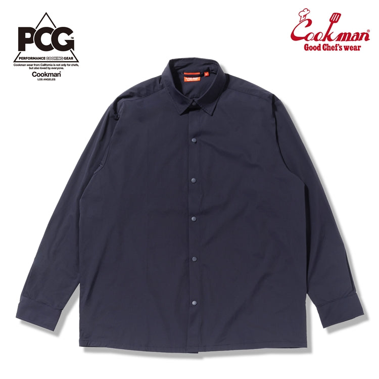 Cookman Work Shirts Long Sleeve - Navy