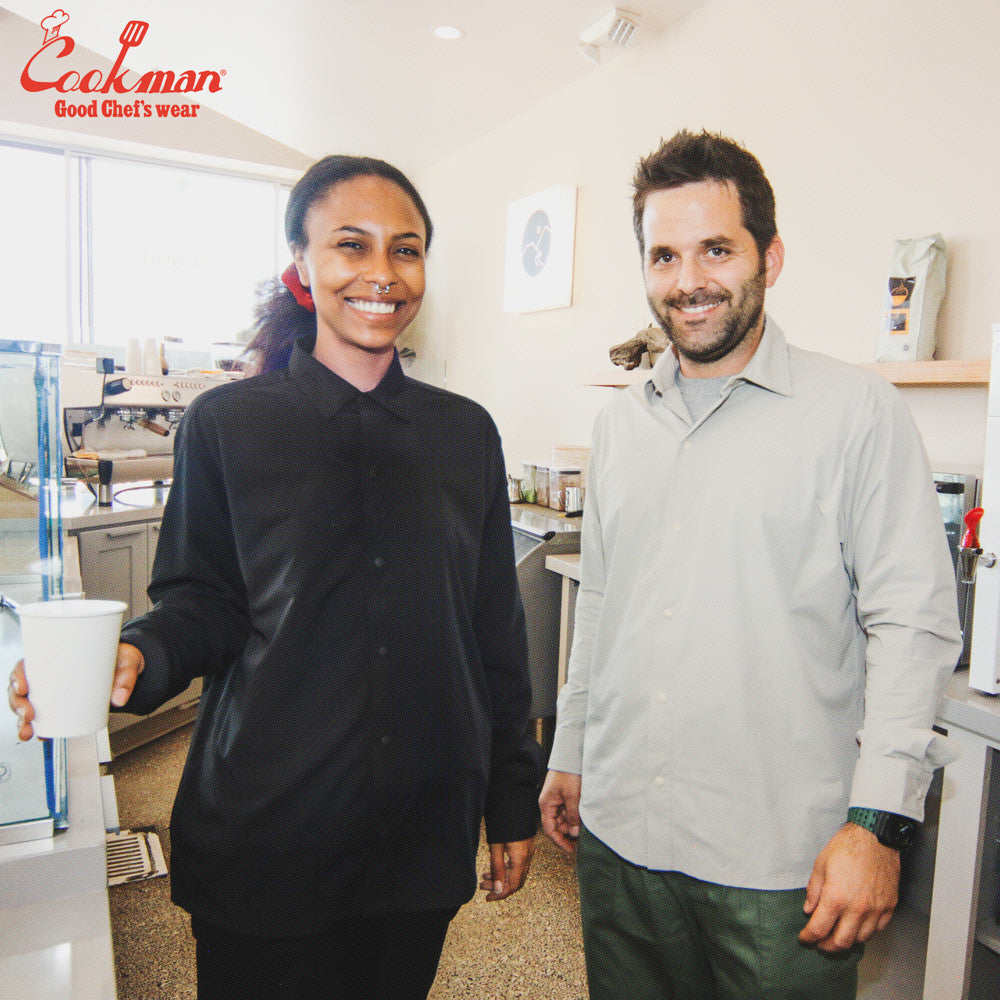 Cookman Work Shirts Long Sleeve - Beige