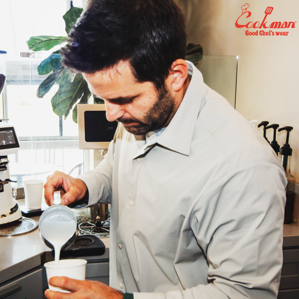 Cookman Work Shirts Long Sleeve - Beige