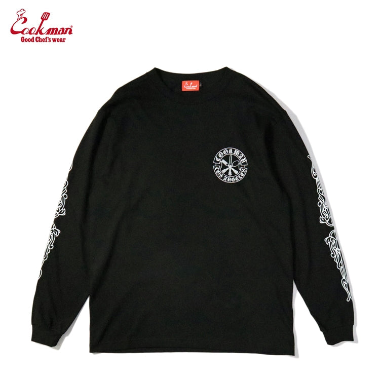 Long Sleeve Tees - Cutlery : Black