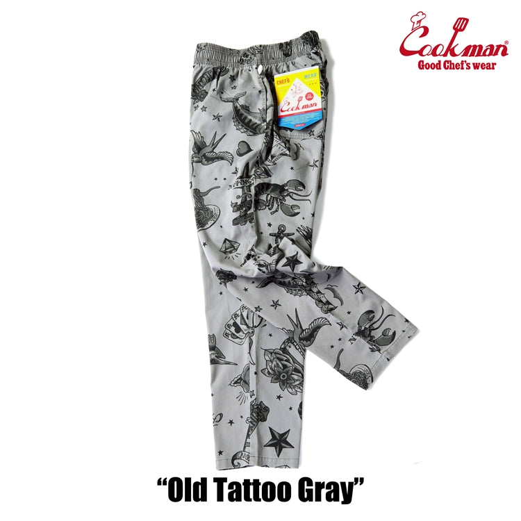 Chef Pants - Old Tattoo : Gray