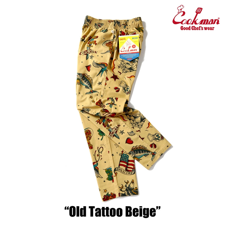 Chef Pants - Old Tattoo : Beige