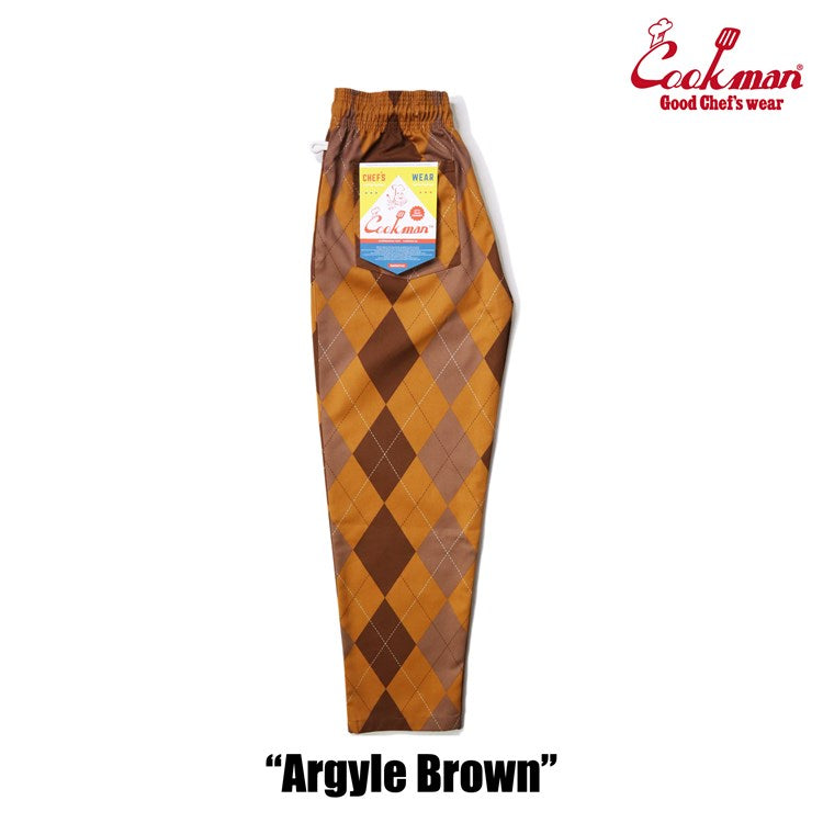 Cookman Chef Pants - Argyle Brown