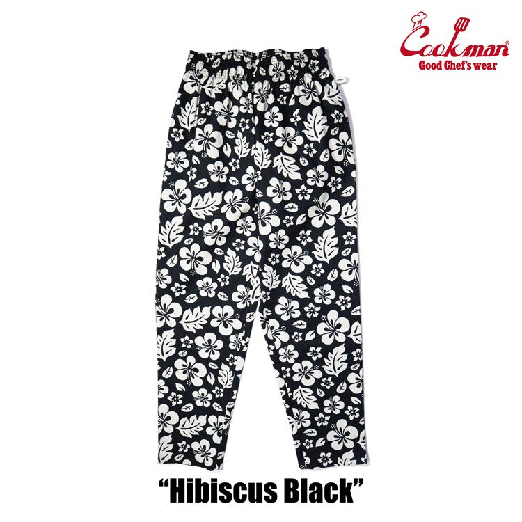 Cookman Chef Pants - Hibiscus : Black