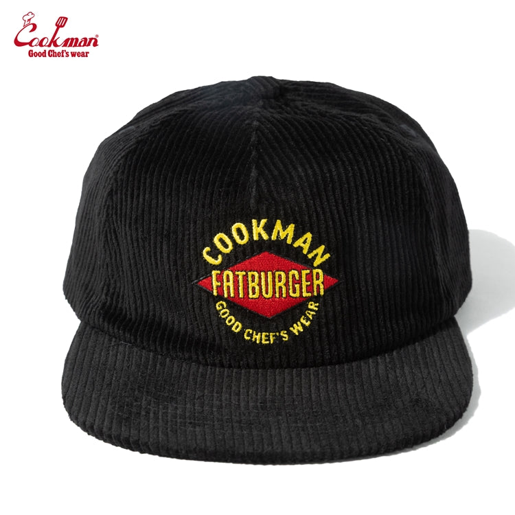 Cookman  Corduroy Cap - FAT : Black