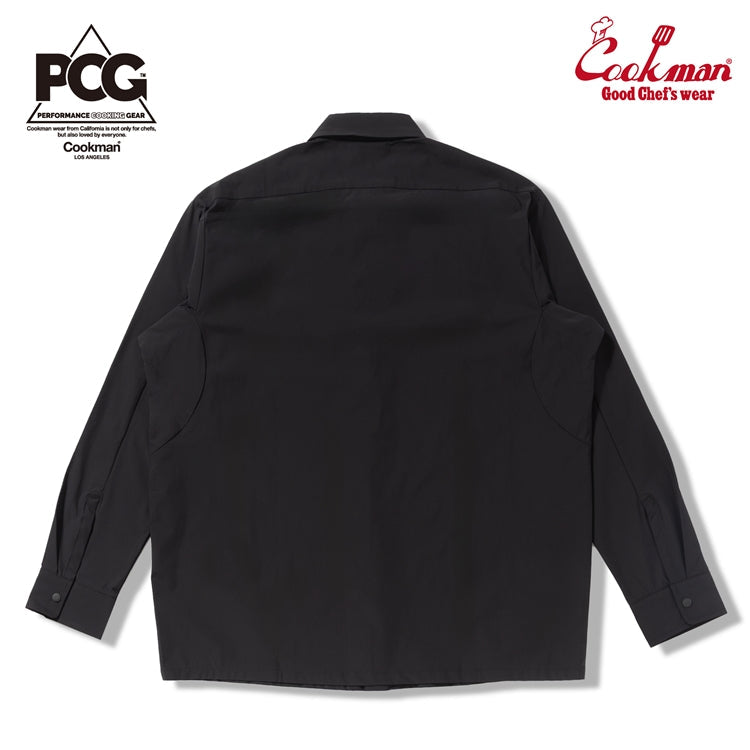 Cookman Work Shirts Long Sleeve - Black