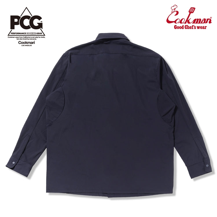 Cookman Work Shirts Long Sleeve - Navy