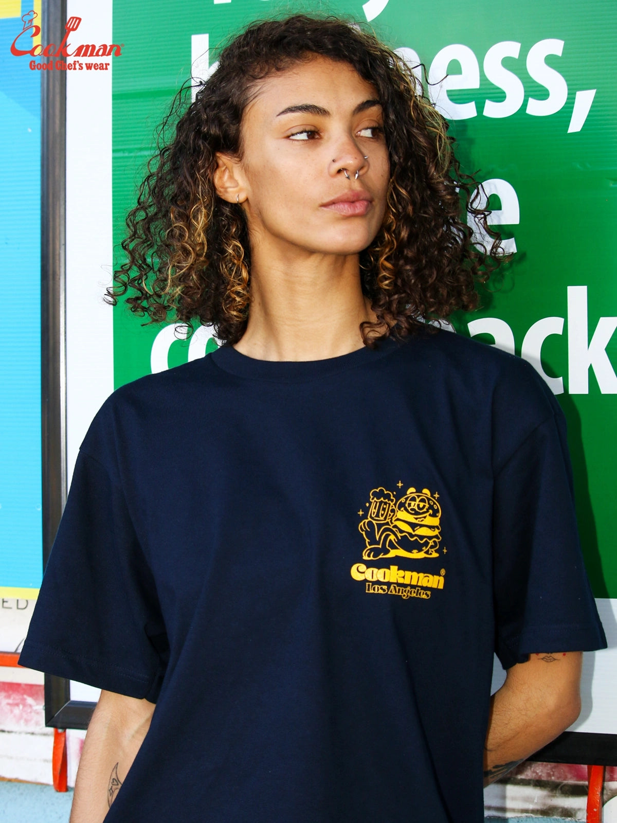 Tees - Cheers Burger : Navy