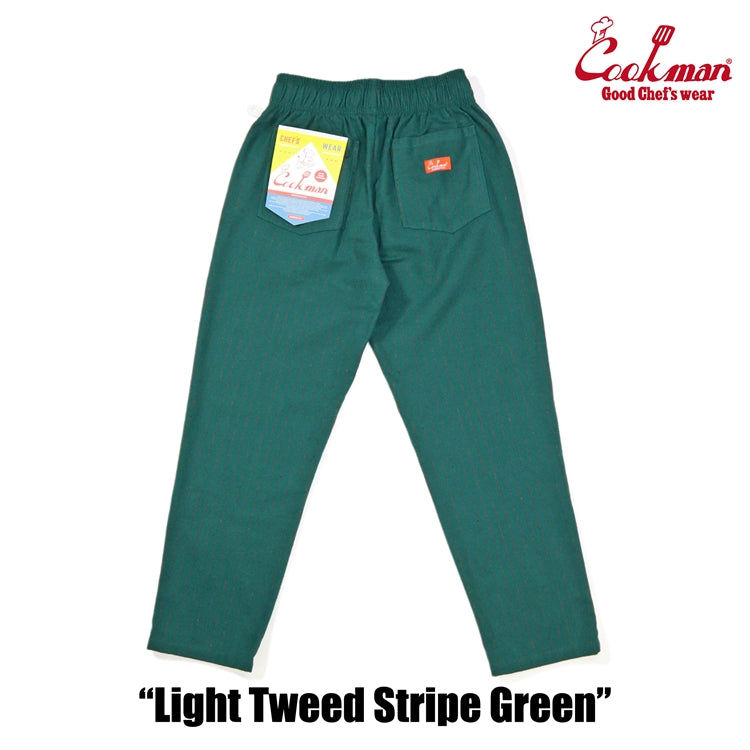 Cookman Chef Pants - Light Tweed Stripe : Green