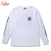 Cookman Long Sleeve Tees - Vision Logo : White
