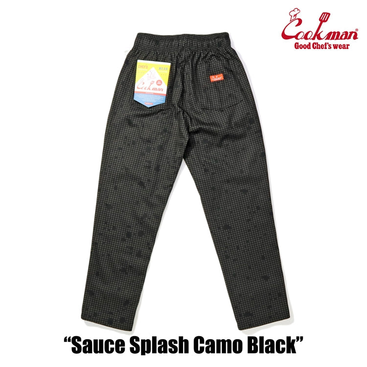 Chef Pants - Sauce Splash Camo : Black