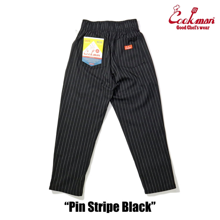 Chef Pants - Pin Stripe : Black