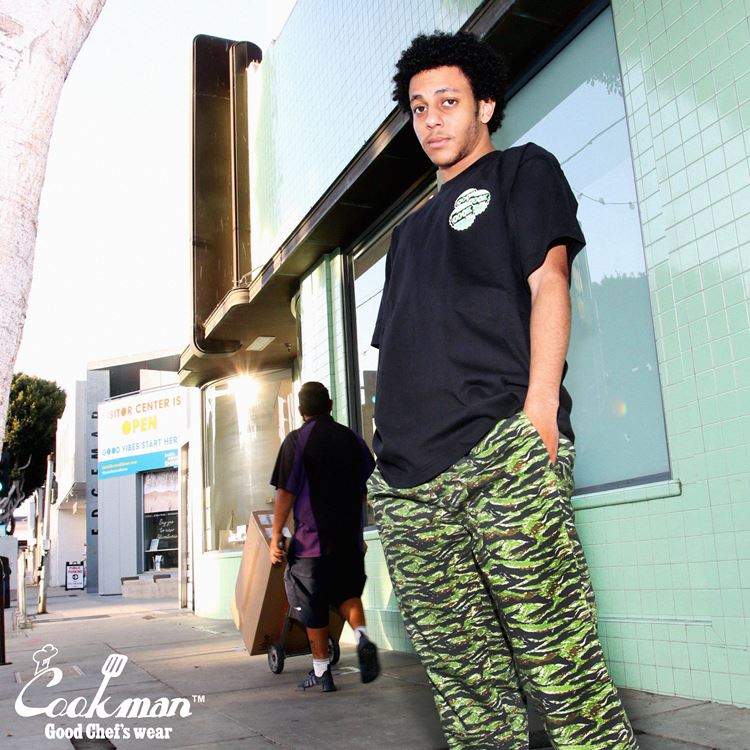 Cookman Chef Pants - Ripstop : Camo Green (Tiger)