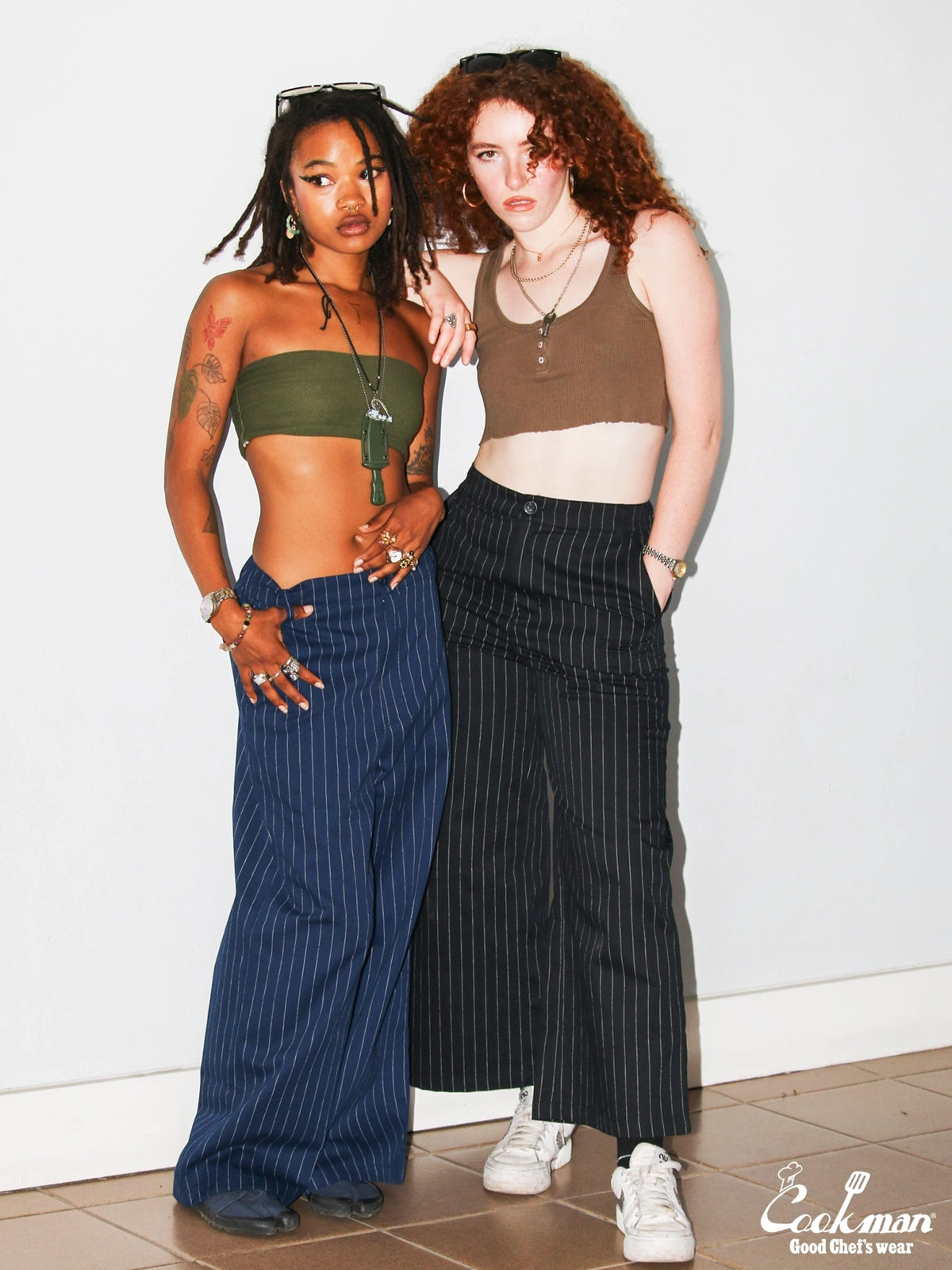 Sally Pants - Pin Stripe : Black