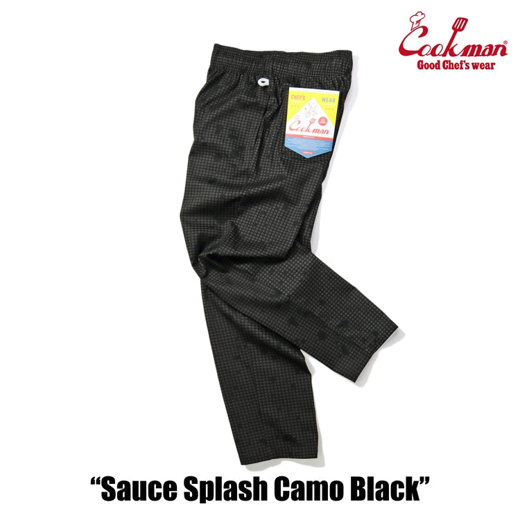 Cookman Chef Pants - Sauce Splash Camo : Black