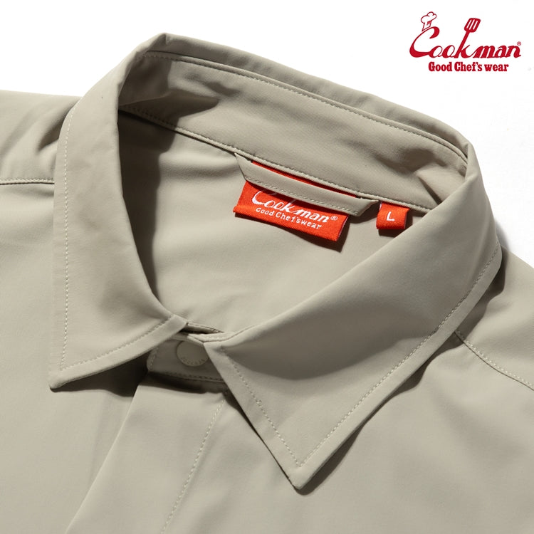 Cookman Work Shirts Long Sleeve - Beige