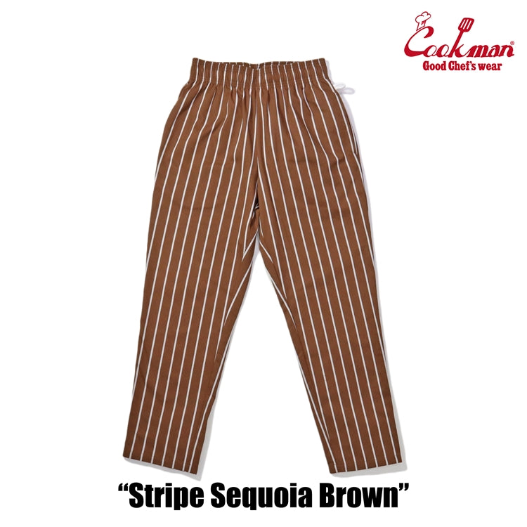 Cookman Chef Pants - Stripe : Sequoia Brown