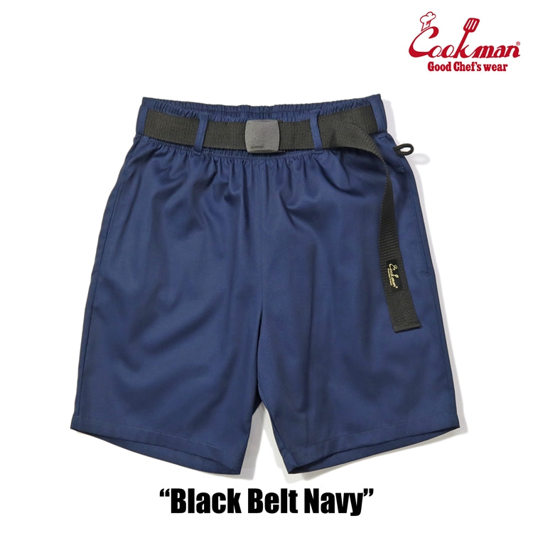 Chef Short Pants - Black Belt : Navy