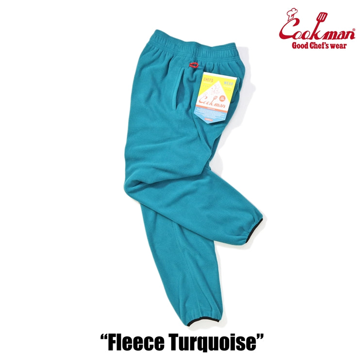 Cookman Chef Pants - Fleece : Turquoise