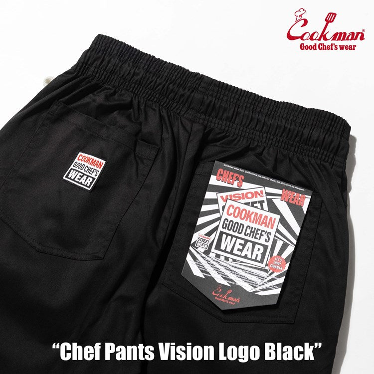 Cookman Chef Pants - Vision Logo : Black