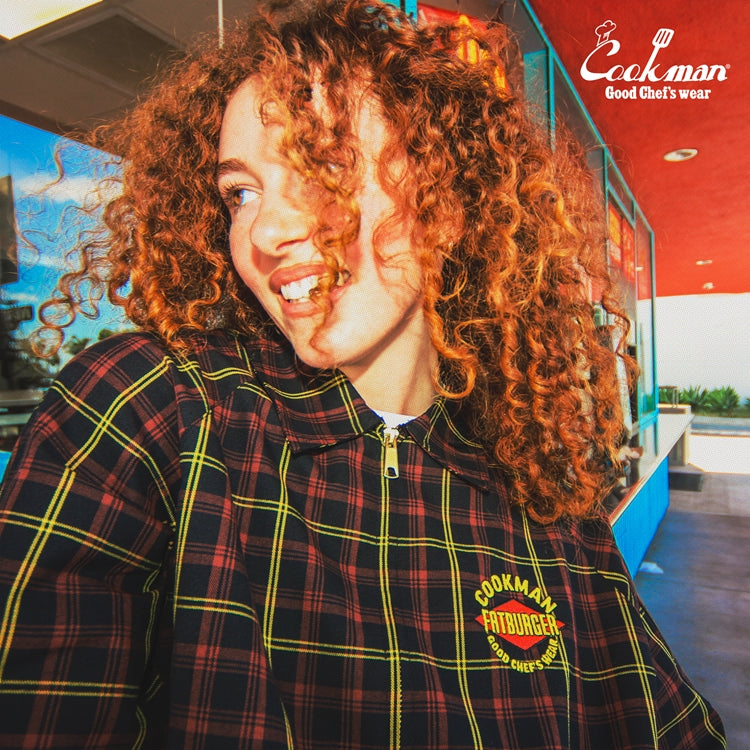 Cookman Delivery Jacket FAT - Tartan Check