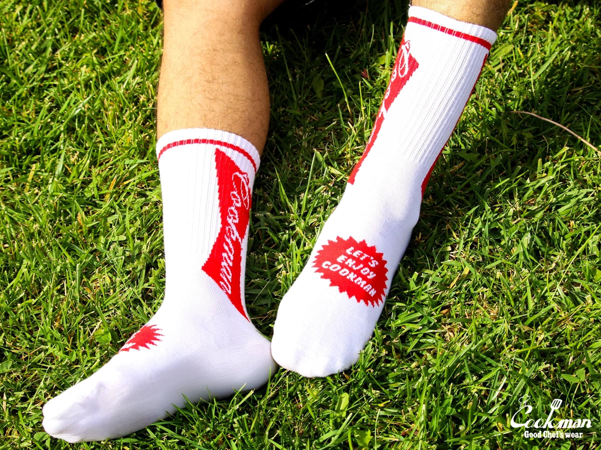 Rib Crew Socks -  Beer Tie