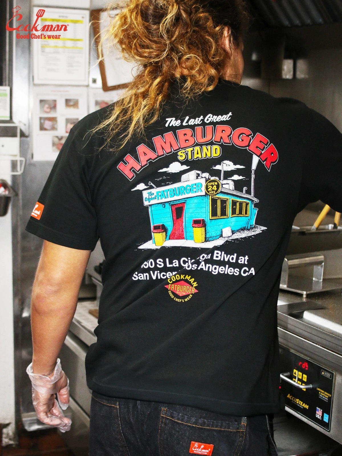 Tees - FATBURGER First Location : Black