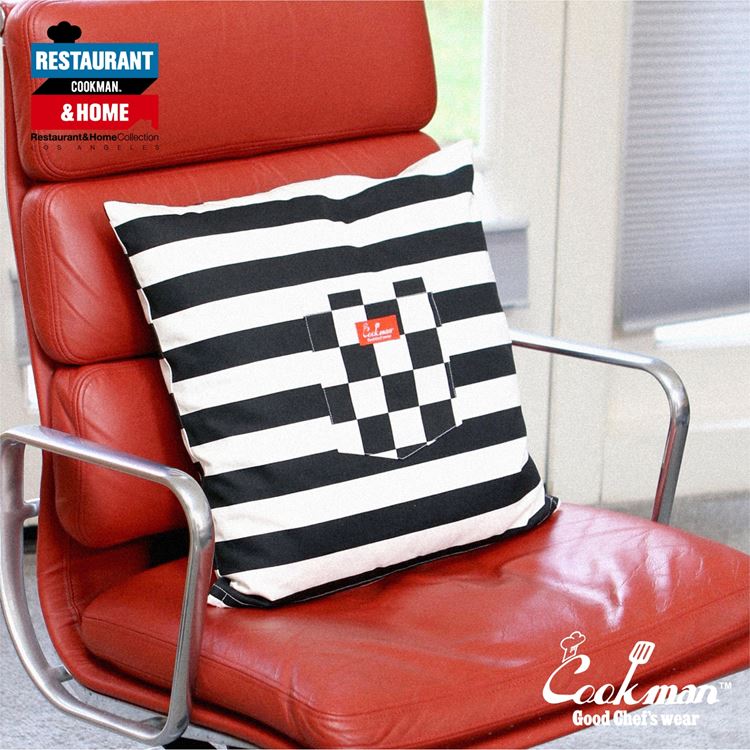 Cookman Pocket Cushion Cover (Reversible) - Checker & Border