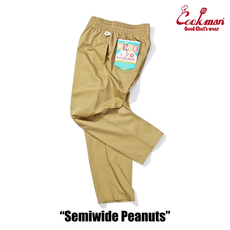 Cookman Chef Pants Semiwide : Peanuts