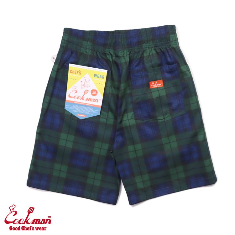 Chef Short Pants - Black Watch Plaid