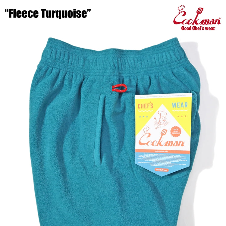 Cookman Chef Pants - Fleece : Turquoise