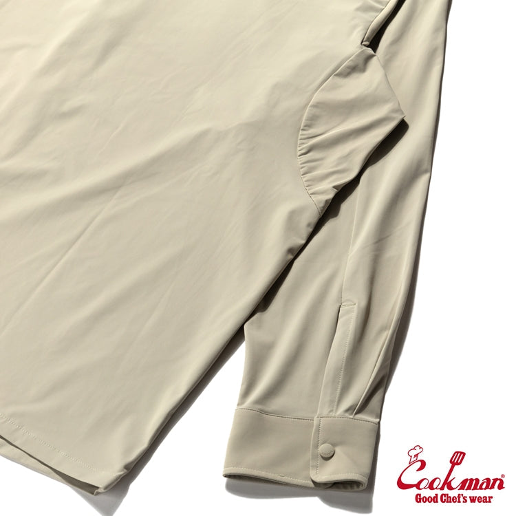 Cookman Work Shirts Long Sleeve - Beige