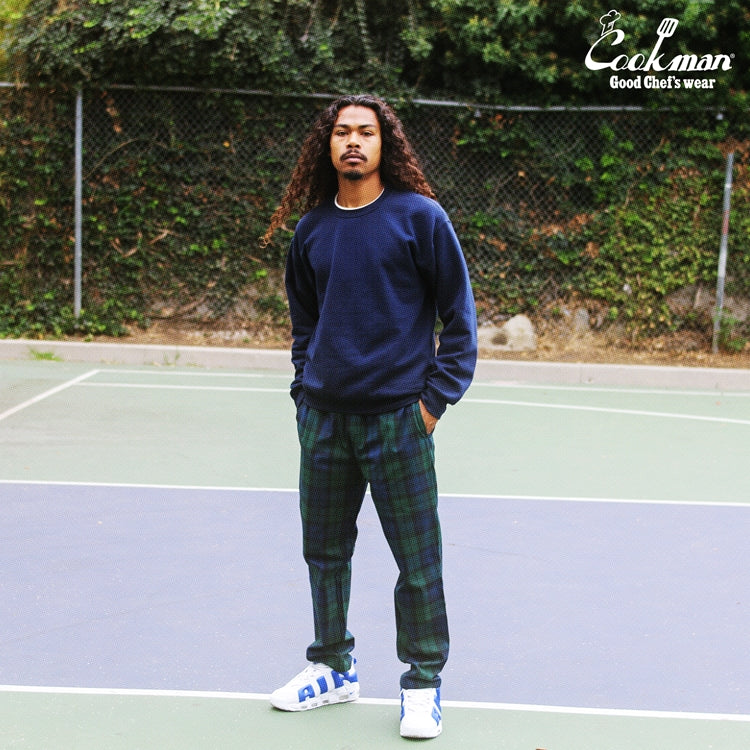 Cookman Chef Pants - Woven Black Watch Plaid