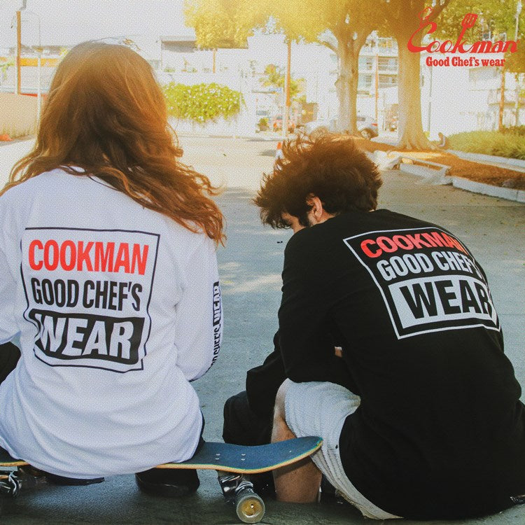 Cookman Long Sleeve Tees - Vision Logo : Black