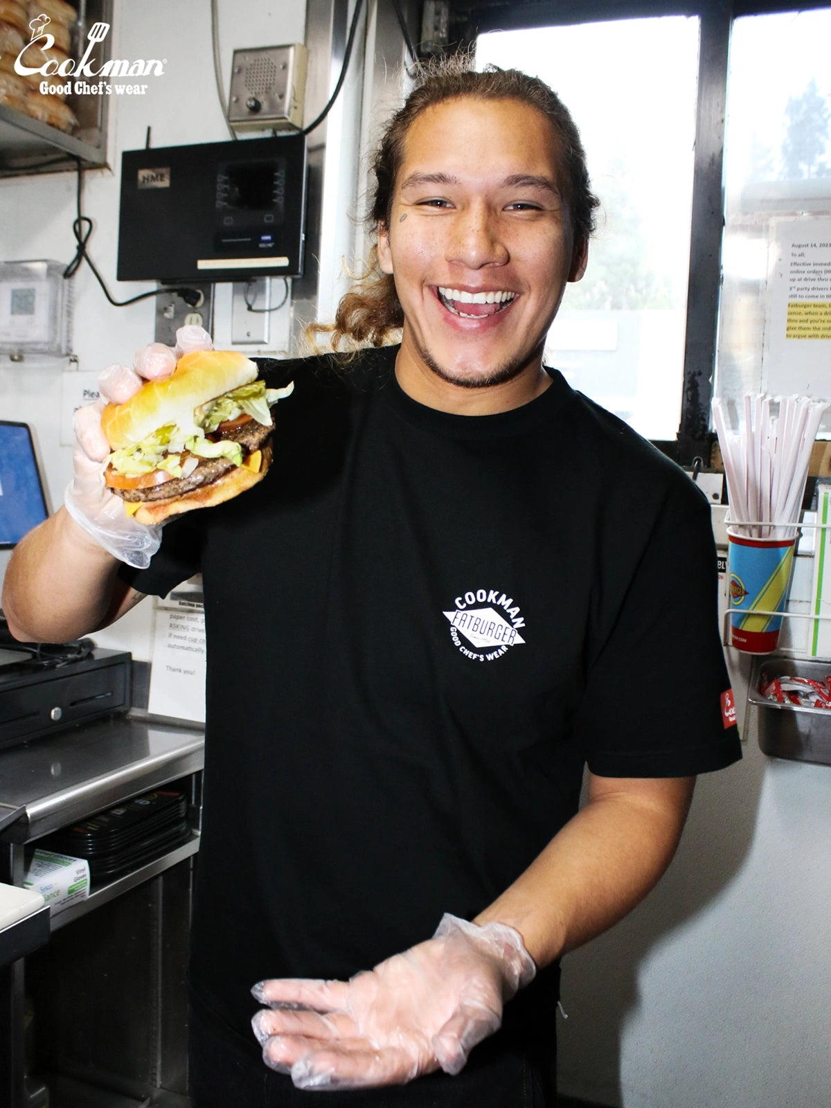Tees - FATBURGER First Location : Black